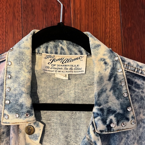 RARE!! Tony Alamo NYC hand painted jean jacket - Picture 5 of 12